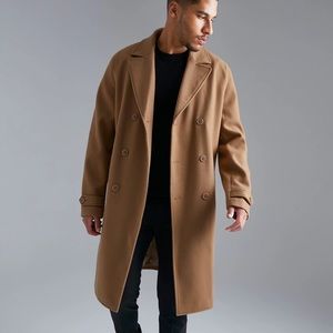 Boohooman Mens Tan coat Large